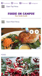 Mobile Screenshot of foodieoncampus.com